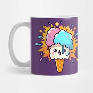 Colorfup ice cream lama Mug